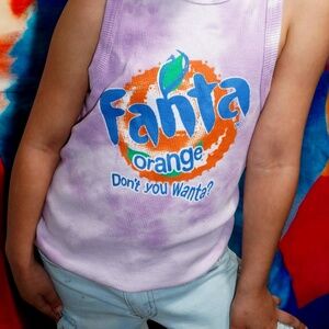Girls' Fanta Orange "Do You Wanta" T-Shirt – XS